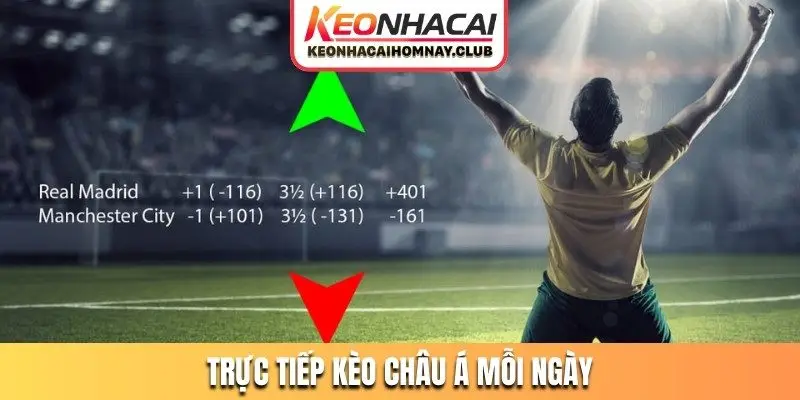 Trực tiếp kèo Châu Á mỗi ngày