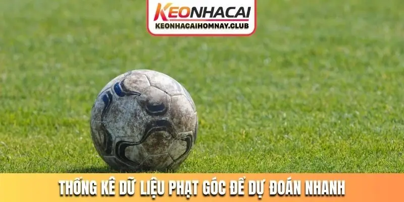 Thống kê dữ liệu phạt góc để dự đoán nhanh